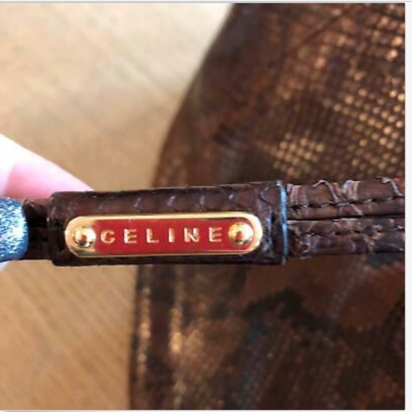 CELINE Bittersweet Hobo Bag Gold Hardware SZ L - Picture 2 of 7